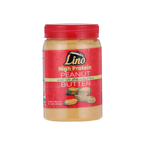 زبدة فول سوداني عالية البروتين من لينو، 340 جرام