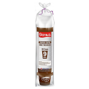 كاسات ورق سانيتا  20 × 50 حبة