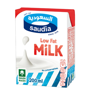 حليب السعودية خالي الدسم 200 مل
