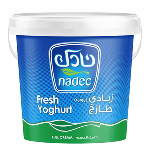 نادك زبادي طازج كامل الدسم 1 كيلو