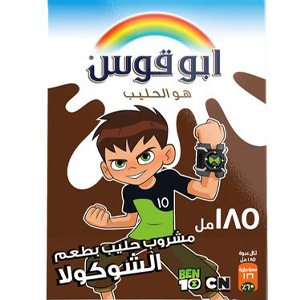 حليب ابو قوس شوكولاتة 185 مل