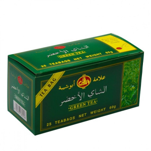 شاي اخضر ابو شيبة علب 150 جرام