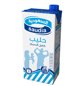 حليب السعودية كامل الدسم 1 لتر